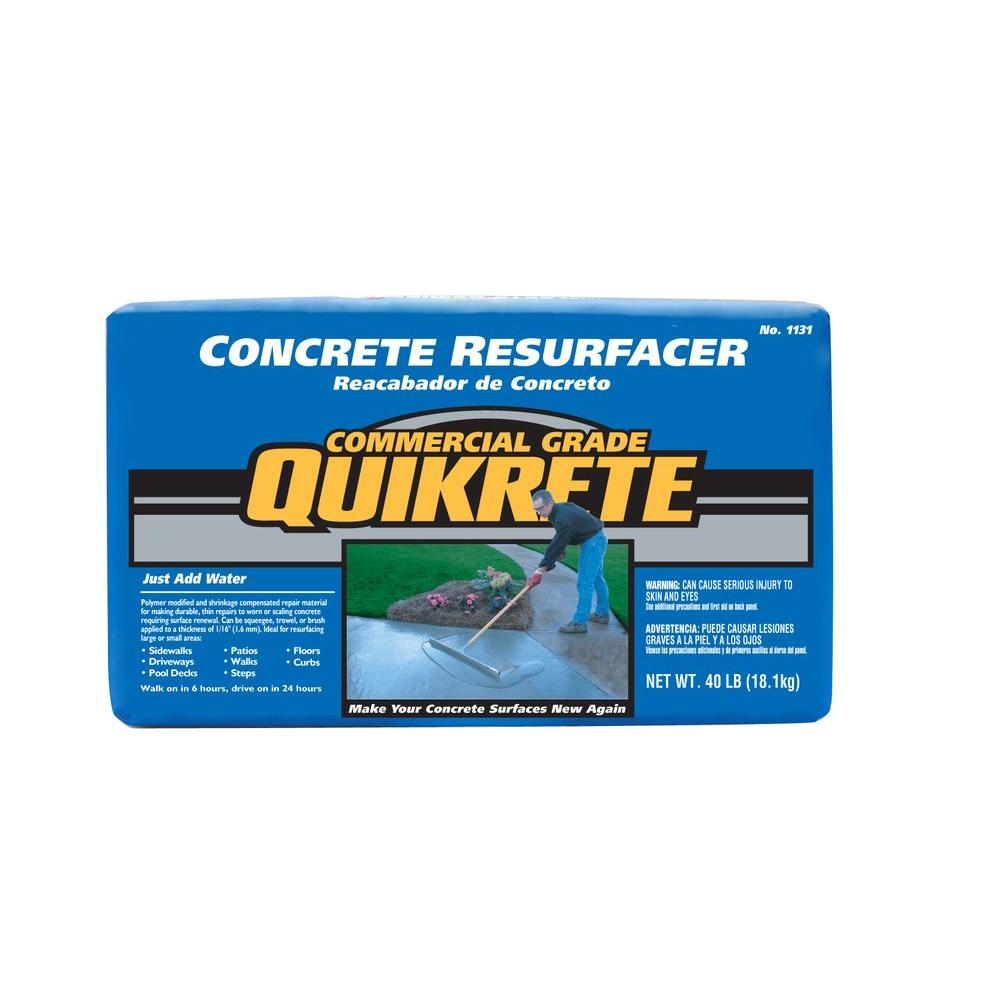 Quikrete 40 lb. Concrete Resurfacer-113141 - The Home Depot