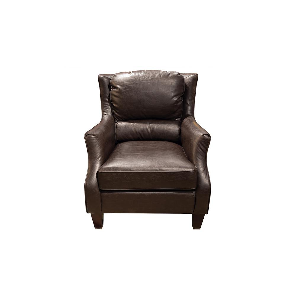 Garnett Transitional Le Espresso Brown Leather Accent Chair 02 Garnett Transitional Le Espresso Brown Leather Accent Chair