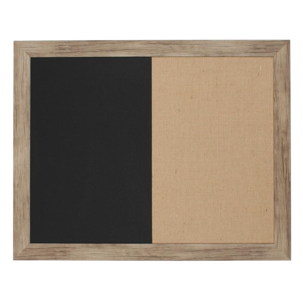 DesignOvation Beatrice Rustic Brown MultiFunction Chalkboard Memo