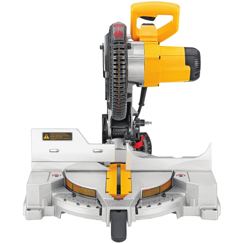 DEWALT 15Amp Corded 12 in. HeavyDuty SingleBevel Compound Miter Saw
