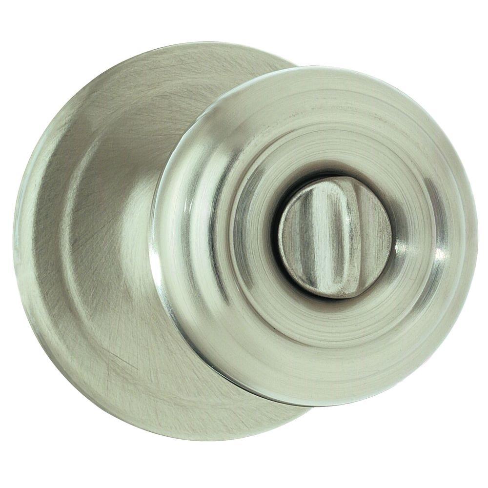 Kwikset Cameron Satin Nickel Bed/Bath Knob730CN 15 RCAL RCS The Home