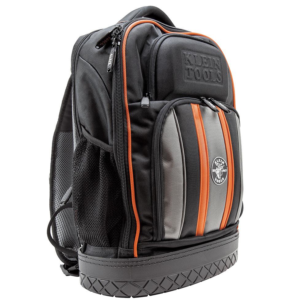 Klein Tools Tradesman Pro 14 in. Tablet Backpack Tool Bag in Black ...