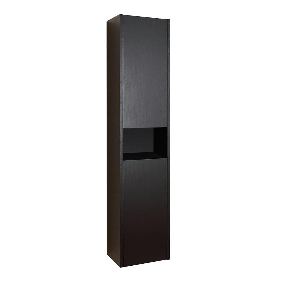 Espresso Bathroom Wall Cabinets Storage Delmore