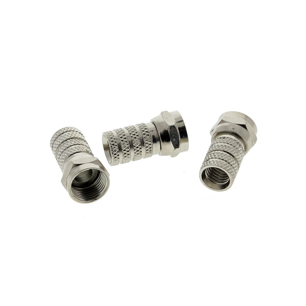 for RG6 Coax Cable THE CIMPLE CO Coaxial Crimp Type Fitting//Connector for Easy Installation 50 Pack