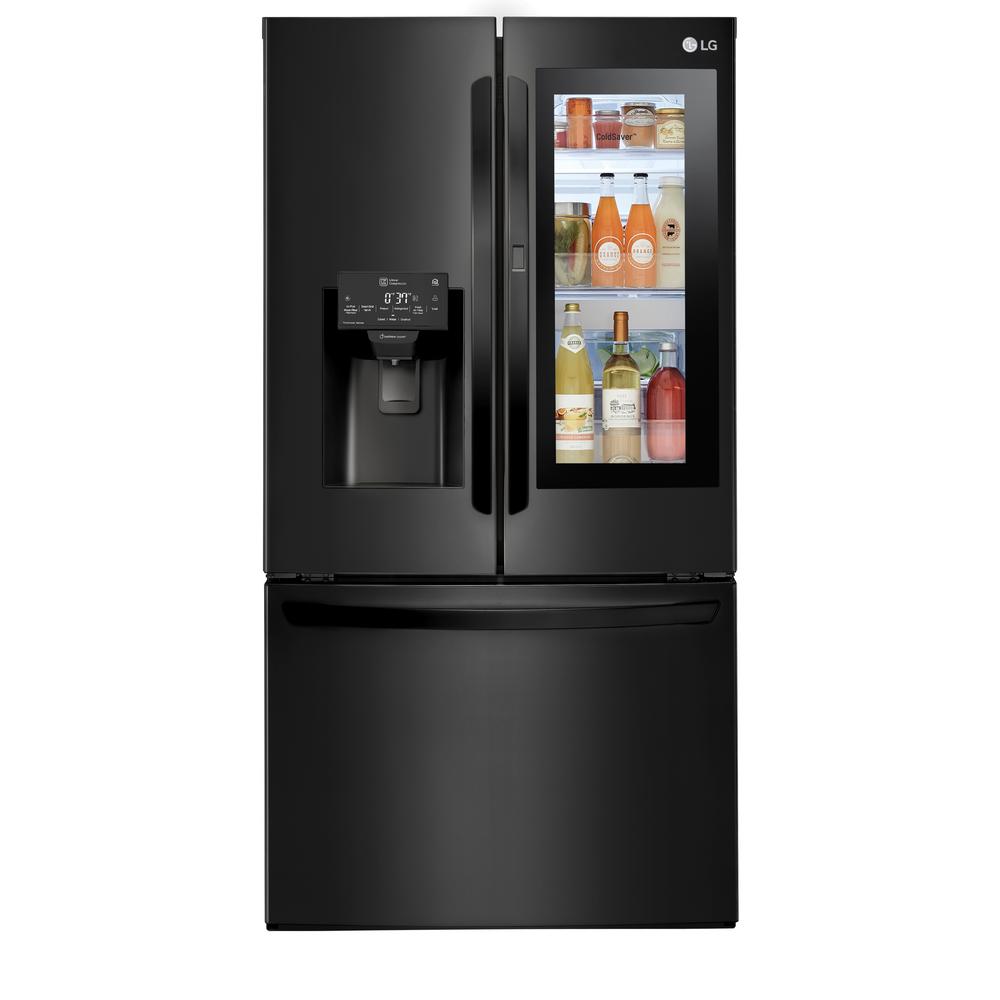 Lg Electronics 26 Cu Ft 3 Door French Smart Refrigerator With Lg Electronics 26 Cu Ft 3 Door French Smart Refrigerator With Instaview