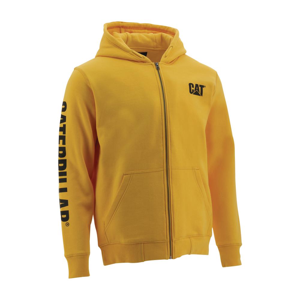 large yellow hoodie