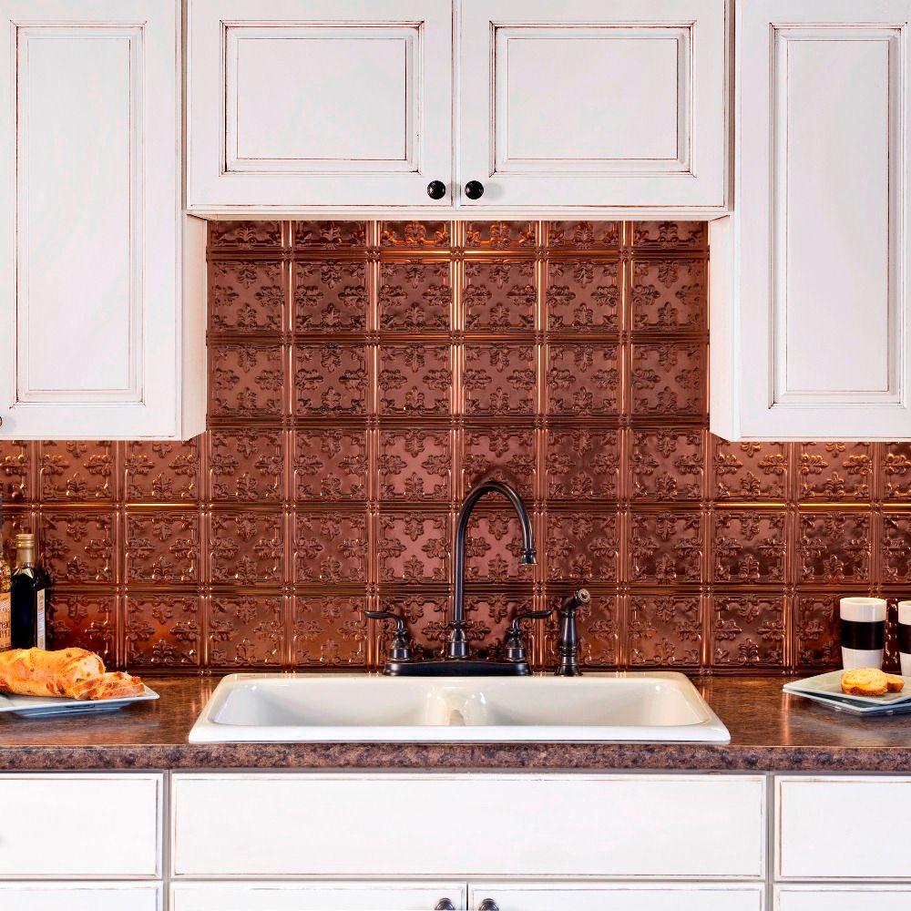 Fasade 25 In X 18 Traditional Style 10 Pvc Decorative
