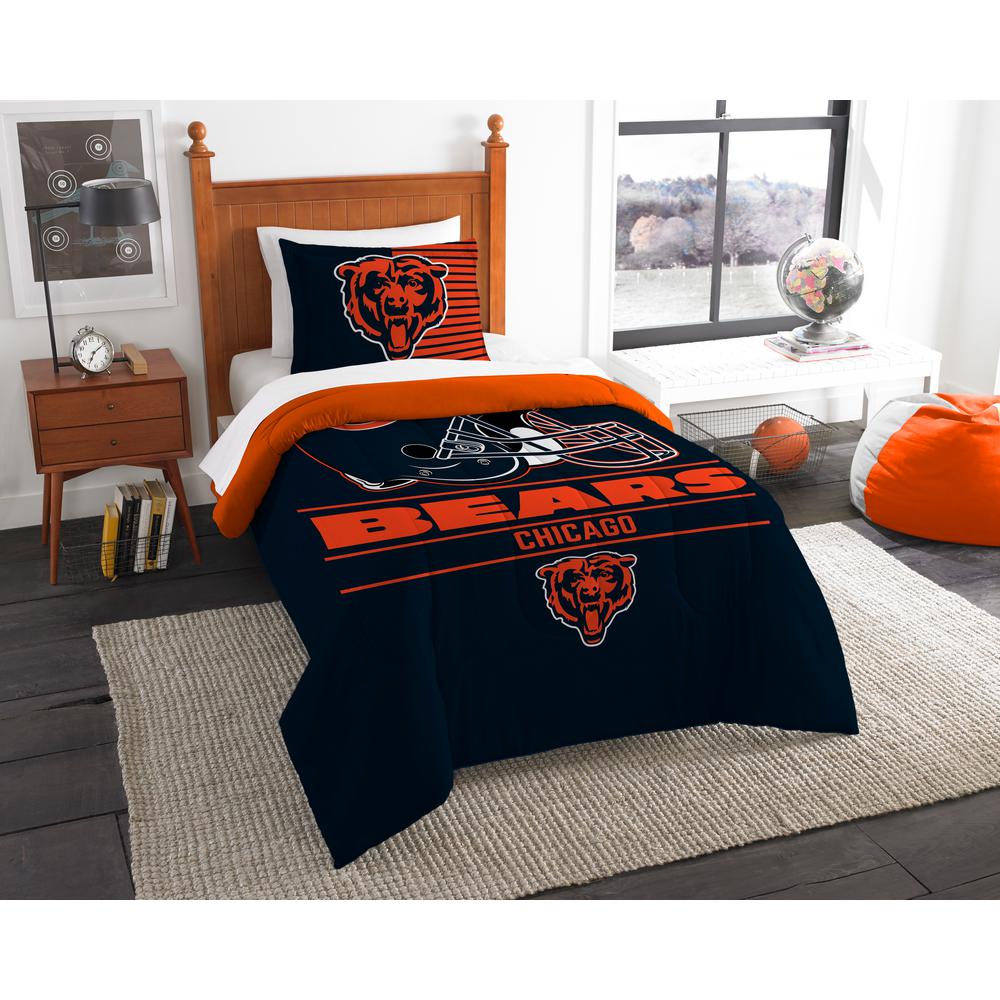 Bears 2 Piece Draft Multi Twin Comforter Set 1nfl862000001ret The Bears 2 Piece Draft Multi Twin Comforter Set