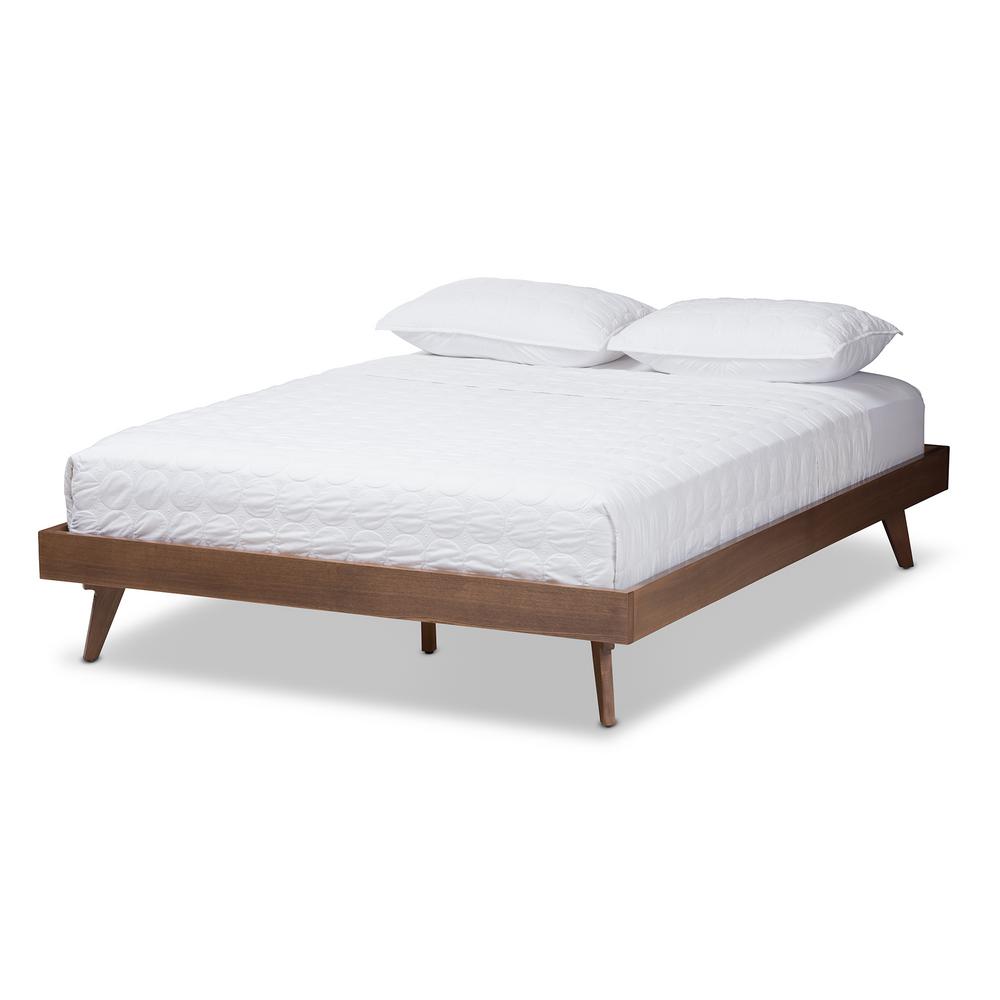 Baxton Studio Jacob Brown Queen Platform Bed Frame Baxton Studio Jacob Brown Queen Platform Bed Frame