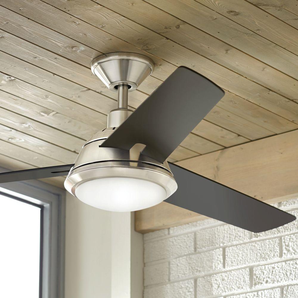 Home Decorators Collection Gardinier 52 In Led Indoor Brushed