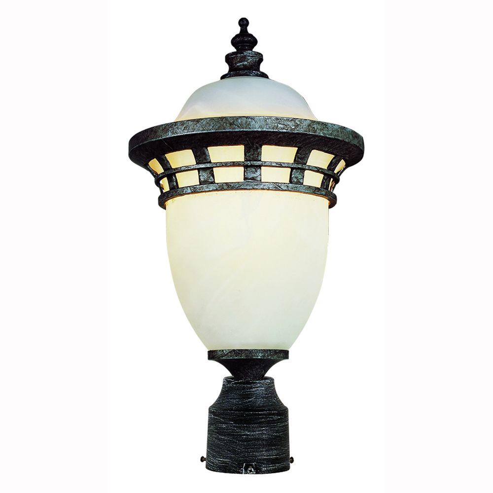 Bel Air Lighting Atrium 1 Light Outdoor Black Post Top