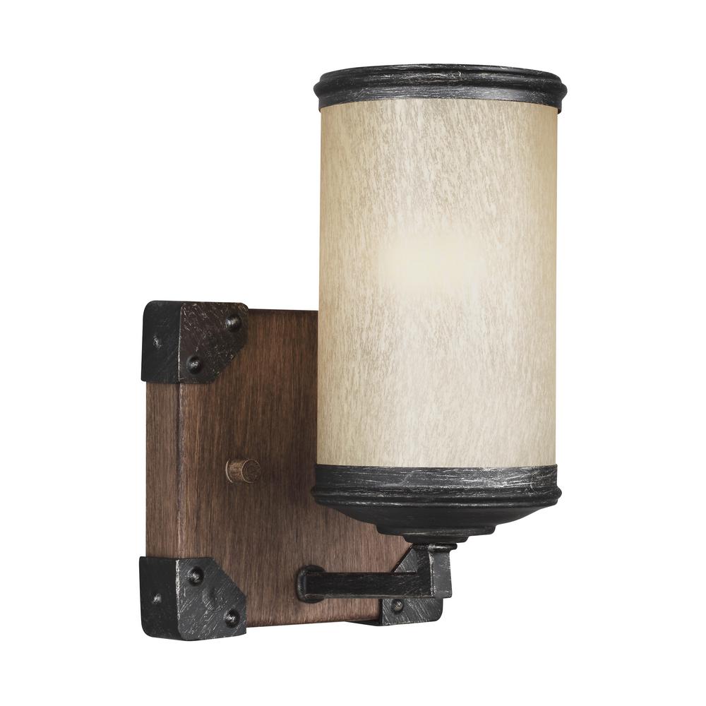 Sea Gull Lighting Dunning 1-Light Stardust Sconce with LED ...