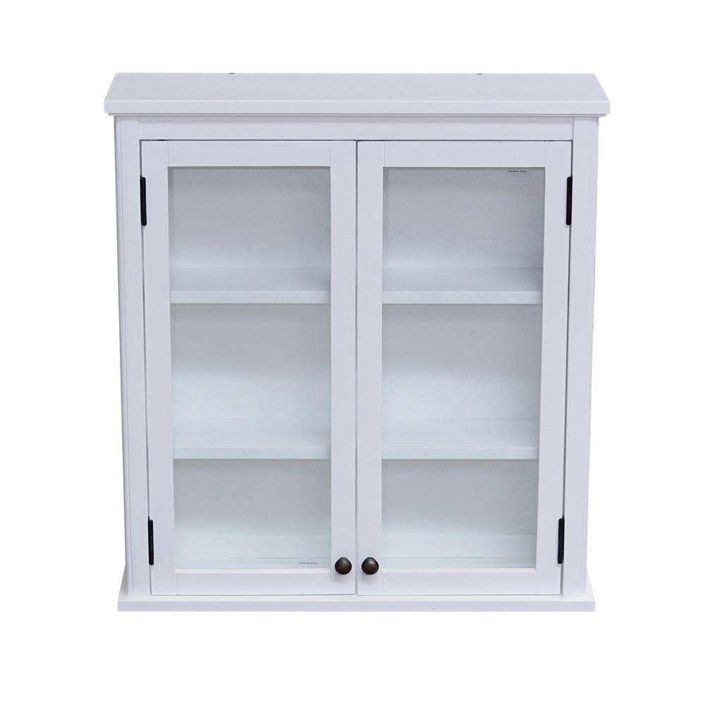 Alaterre Furniture Dorset 27 In W Wall Mounted Bath Storage Cabinet With 2 Doors And Open Shelf White Anva74wh The Home Depot - Wall Mounted Storage Shelves With Doors Alaterre Furniture Dorset 27 In W Wall Mounted Bath Storage Cabinet With 2 Doors And Open Shelf White Anva74wh The Home Depot - Wall Mounted Storage Shelves With Doors
