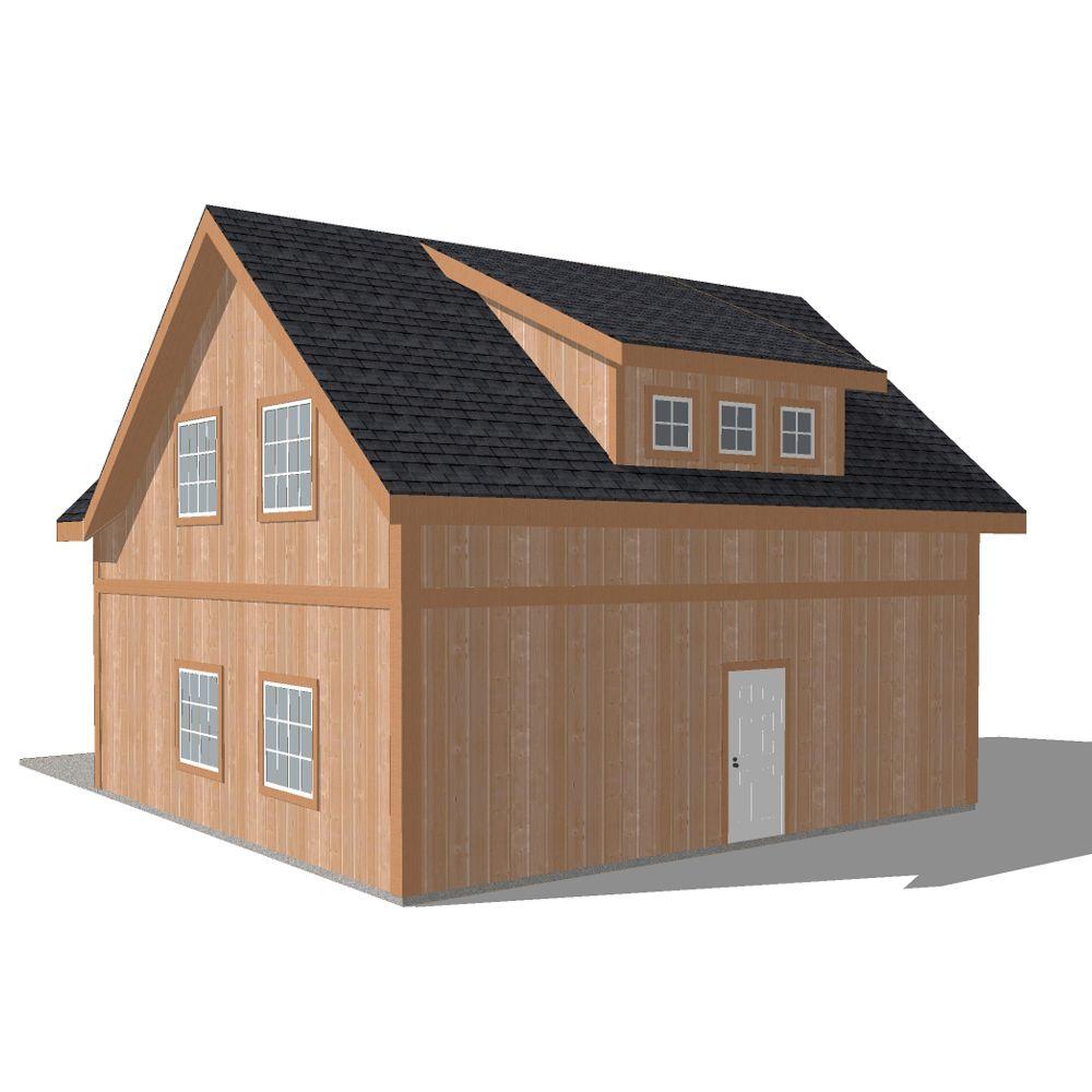 Barn Pros 2 Car 30 Ft X 28 Ft Engineered Permit Ready Garage Kit