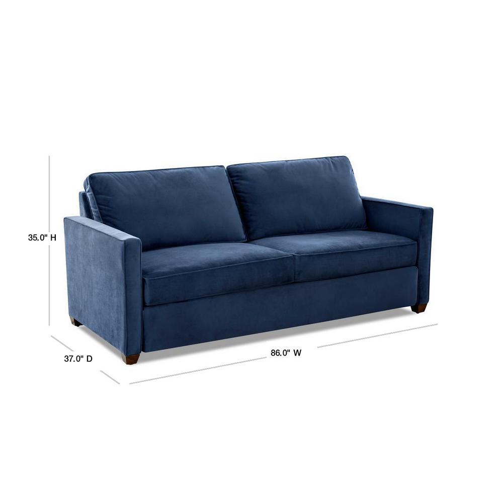 Avenue 405 Miranda 86 In Ink Fabric 2 Seater Queen Sleeper Sofa Bed With Square Arms Avek38800edqslbelsink The Home Depot - Queen Size Sleeper Sofa Couch Avenue 405 Miranda 86 In Ink Fabric 2 Seater Queen Sleeper Sofa Bed With Square Arms Avek38800edqslbelsink The Home Depot - Queen Size Sleeper Sofa Couch
