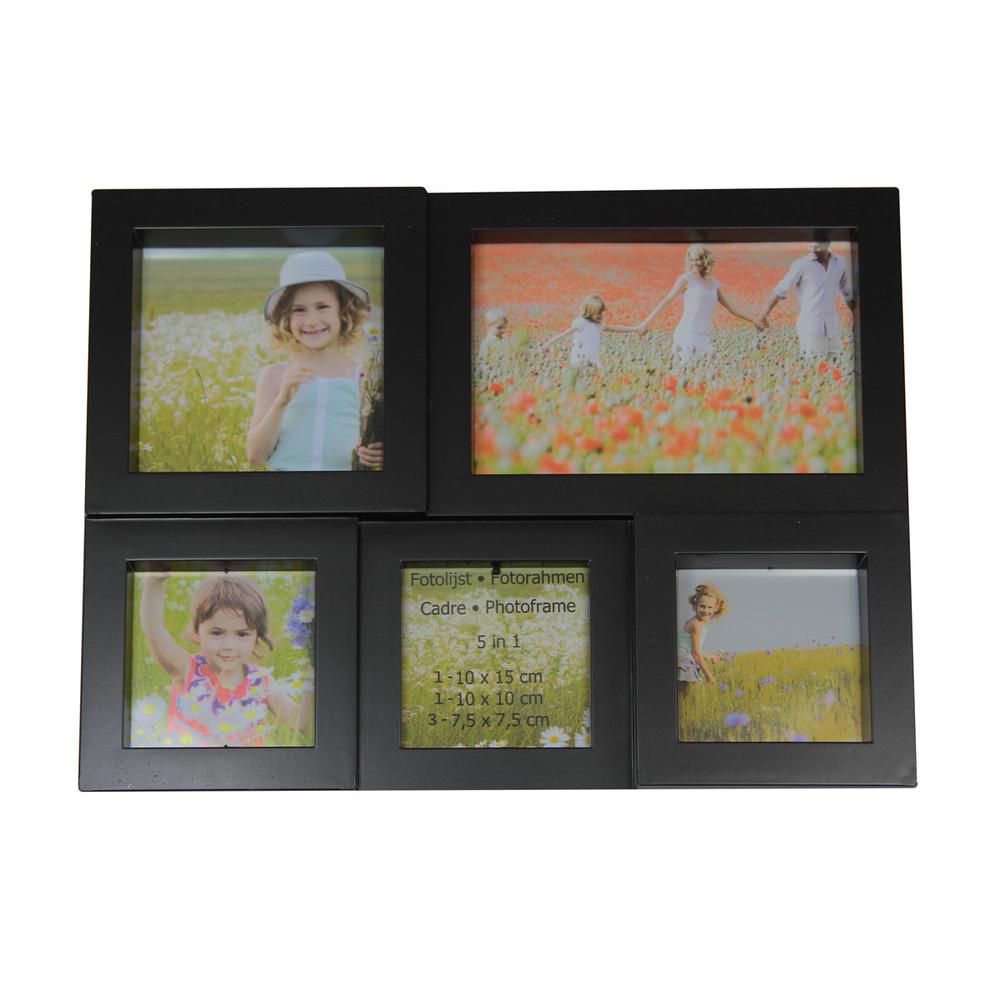 Northlight 11 5 In Black Multi Sized Puzzled Photo Picture Frame Black Multi Sized Puzzled Photo Picture Frame Collage Wall Decoration