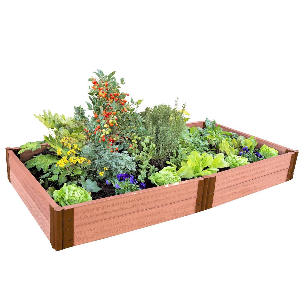 RTS Home Accents 18 in. Spikes Raised Garden Bed-55060051000081 - The