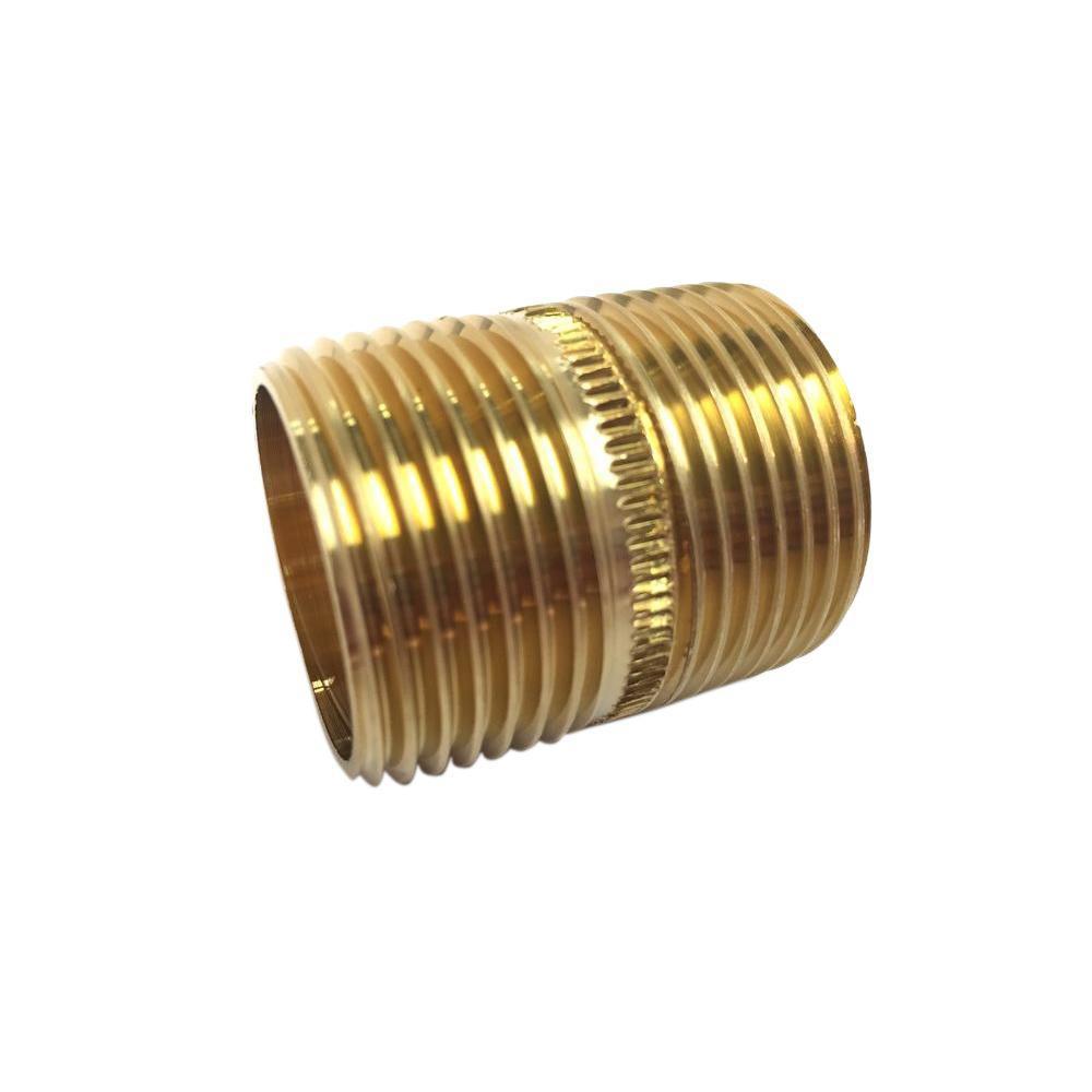 Pack of 5 1-1/4 x 5 Brass Pipe Nipple 