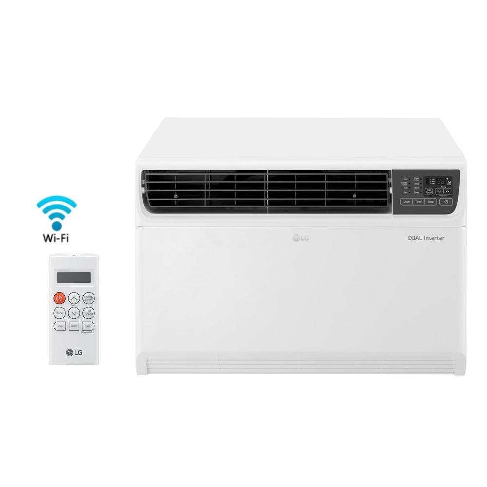 LG Electronics 22,000 BTU Dual Inverter Smart Window Air Conditioner with WiFi Enabled and Remote