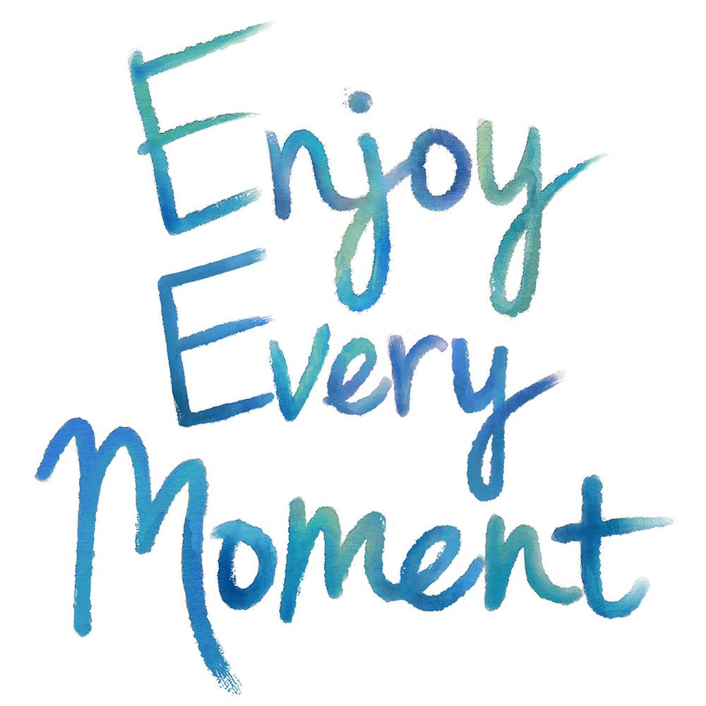 WallPOPs 17.25 in. x 19.5 in. Enjoy Every Moment Wall ...