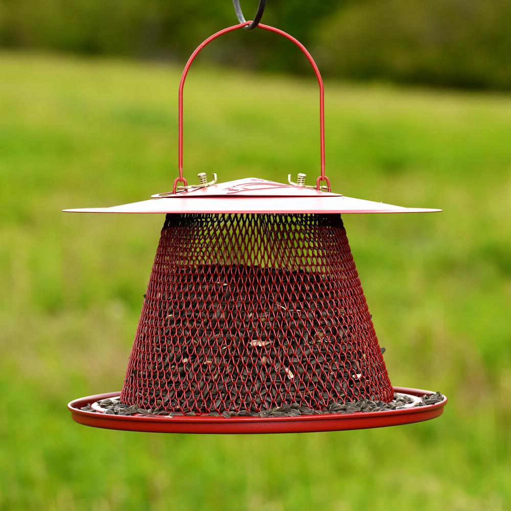 No No Red Cardinal Hanging Bird Feeder 2 5 Lb Capacity C00322