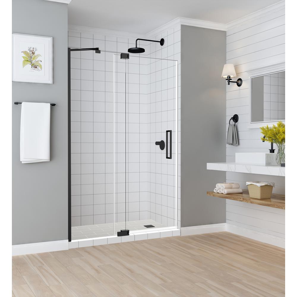 VIGO Pirouette 48 in. x 72 in. Frameless Pivot Shower Door with ...