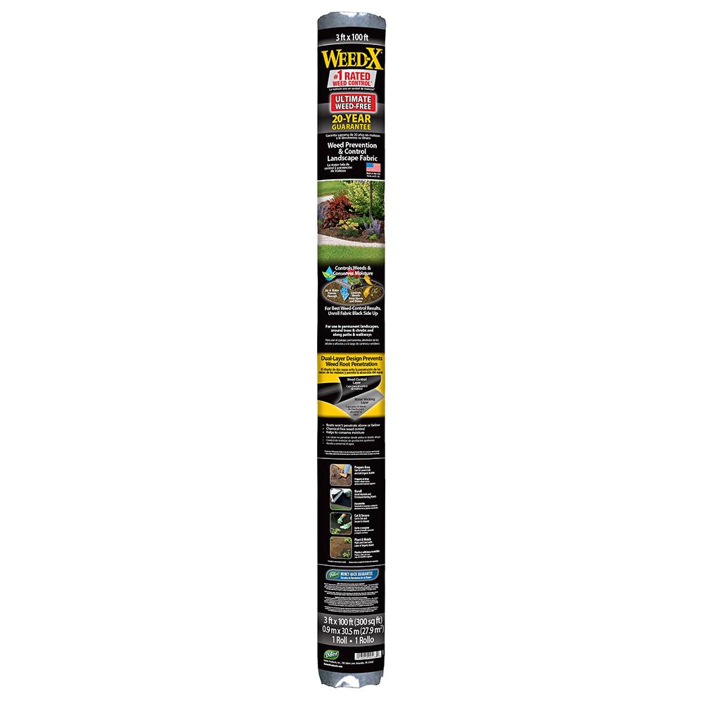 WeedX 3 ft. x 100 ft. Dalen Products Roll Landscape FabricWX100HD