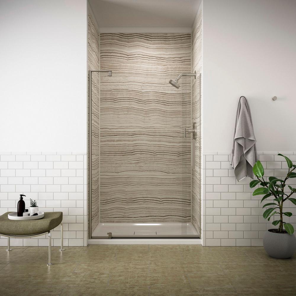 Kohler Revel Pivot Shower Door 70 H X 43 1 8 48 W With 5 16 Thick Frosted Glass Royal Bath Place