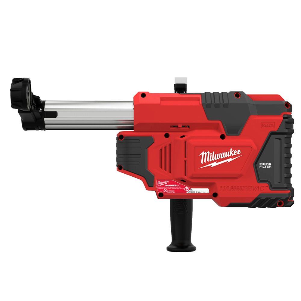 Milwaukee M12 12Volt LithiumIon Cordless HammerVac Universal Dust