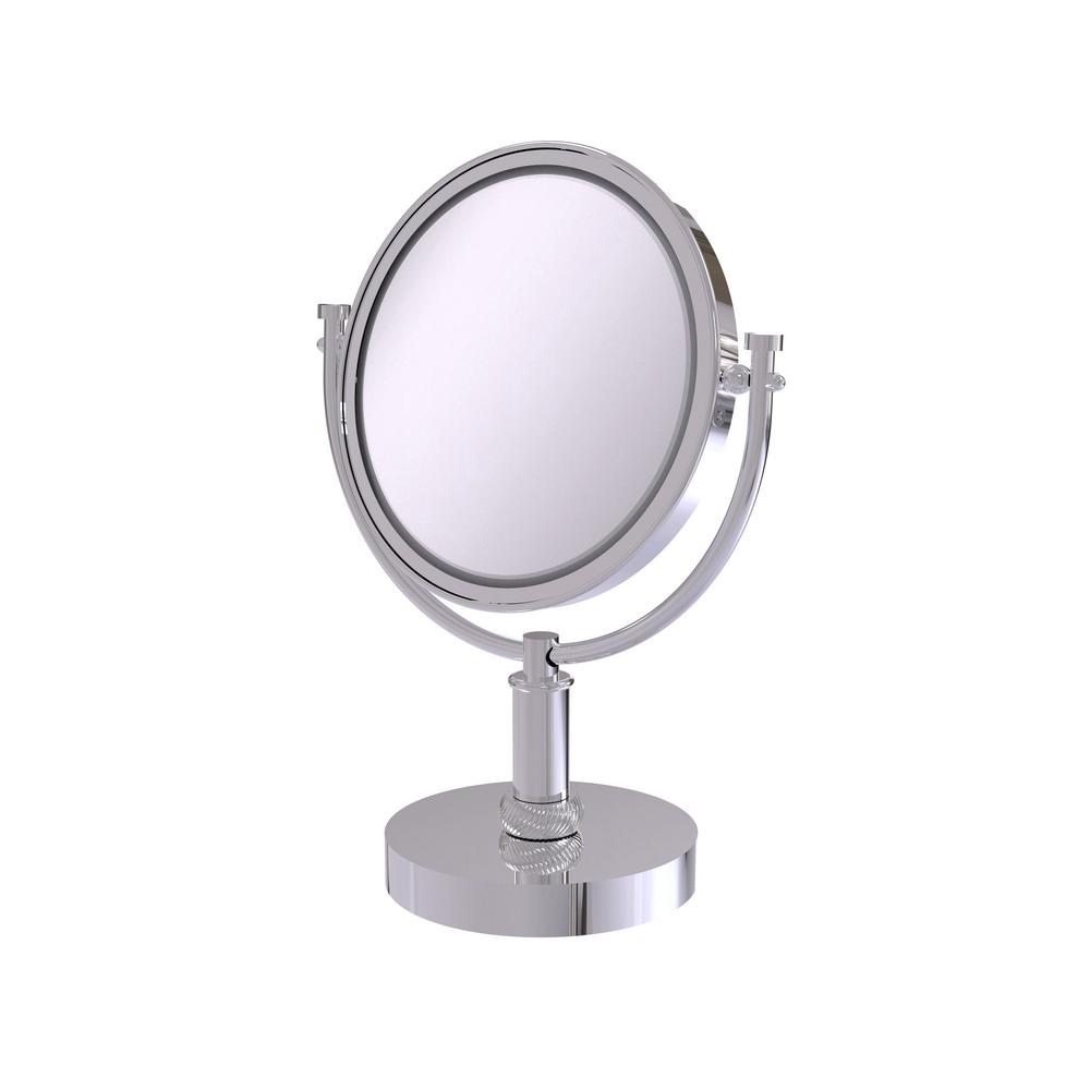 Jerdon 8 in. Dia BiView Wall Mount Makeup Mirror in ChromeJP7506CF