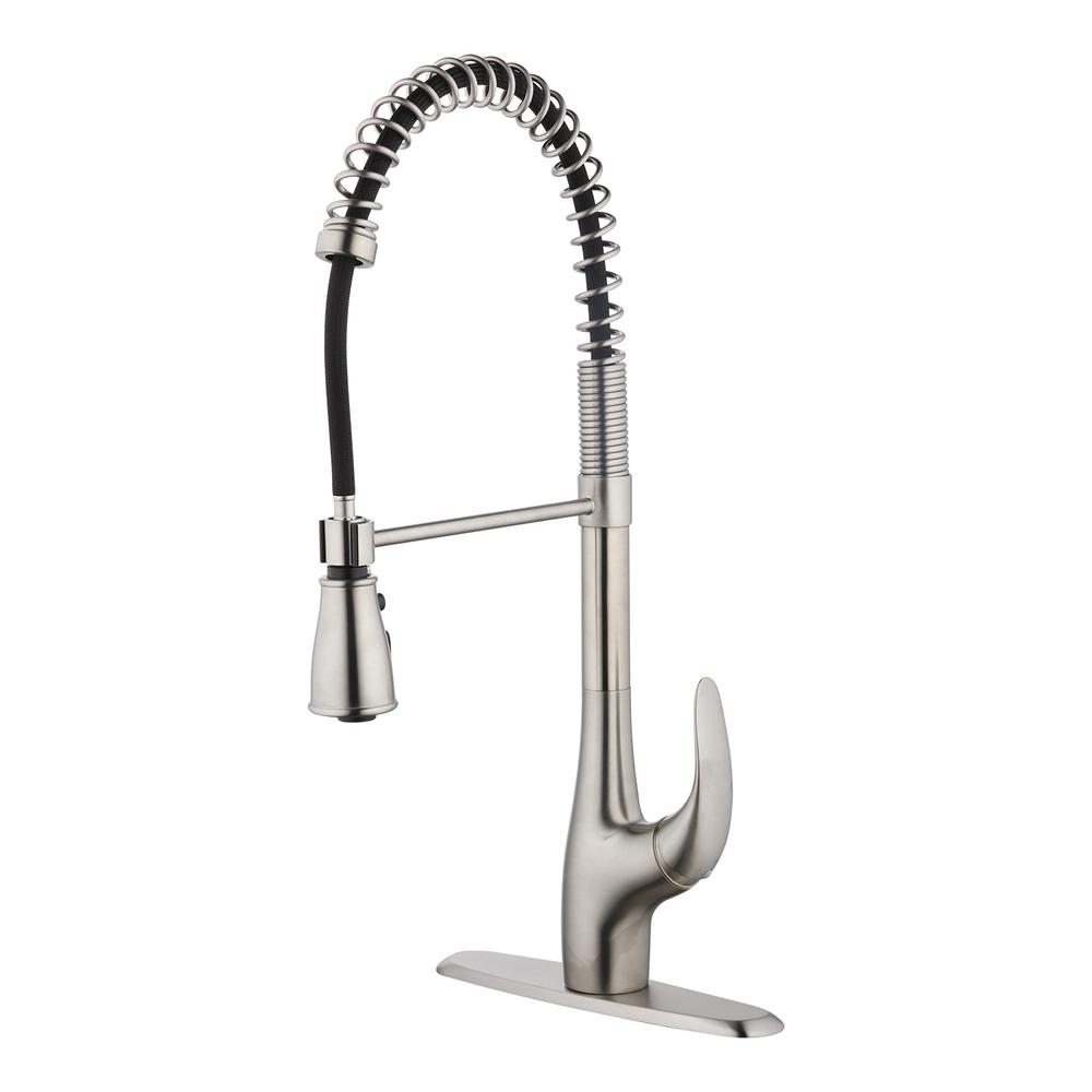 Kohler Elate Single Handle Pull Out Sprayer Kitchen Faucet In