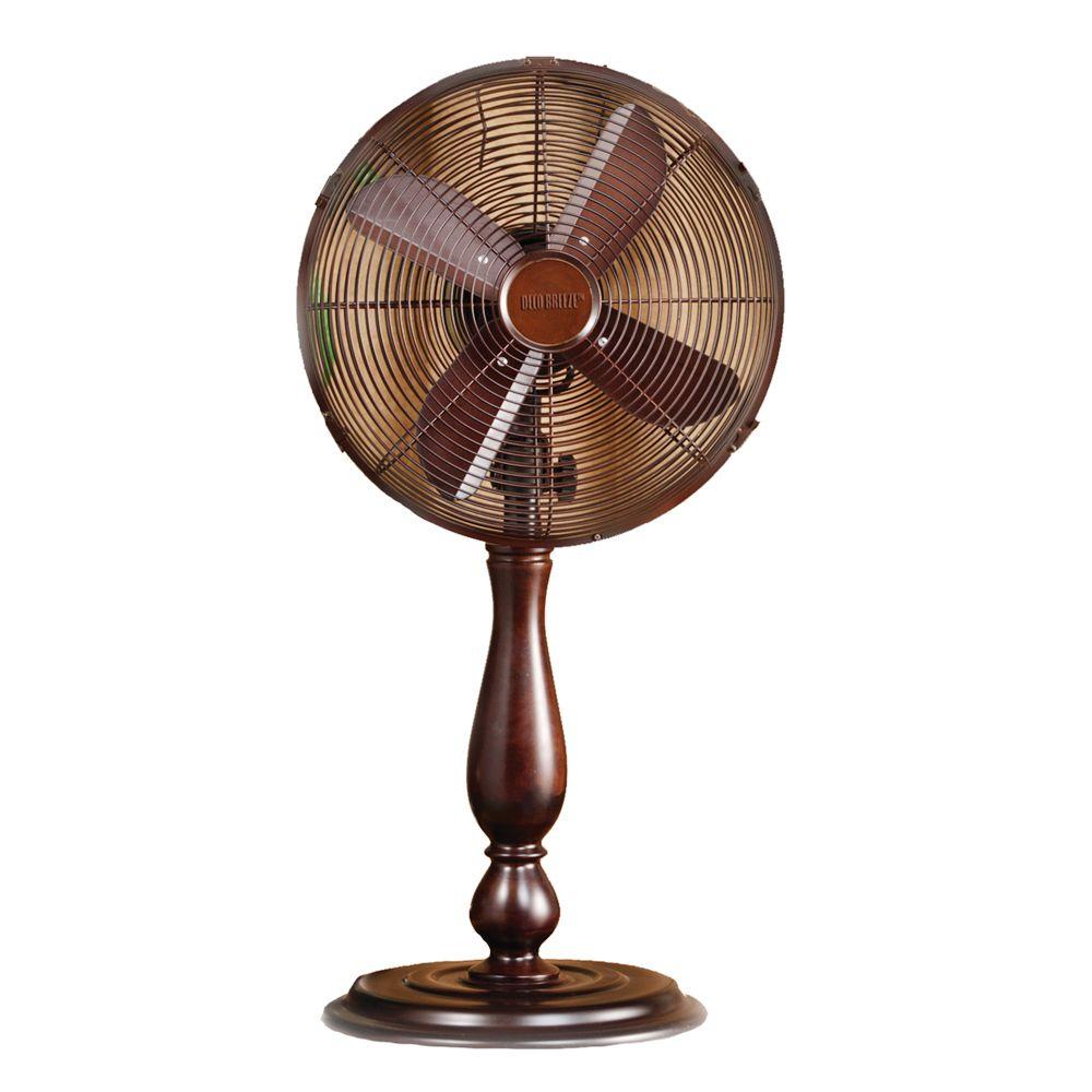 Deco Breeze 12 In Sutter Table Fan Dbf0349 The Home Depot Sutter Table Fan