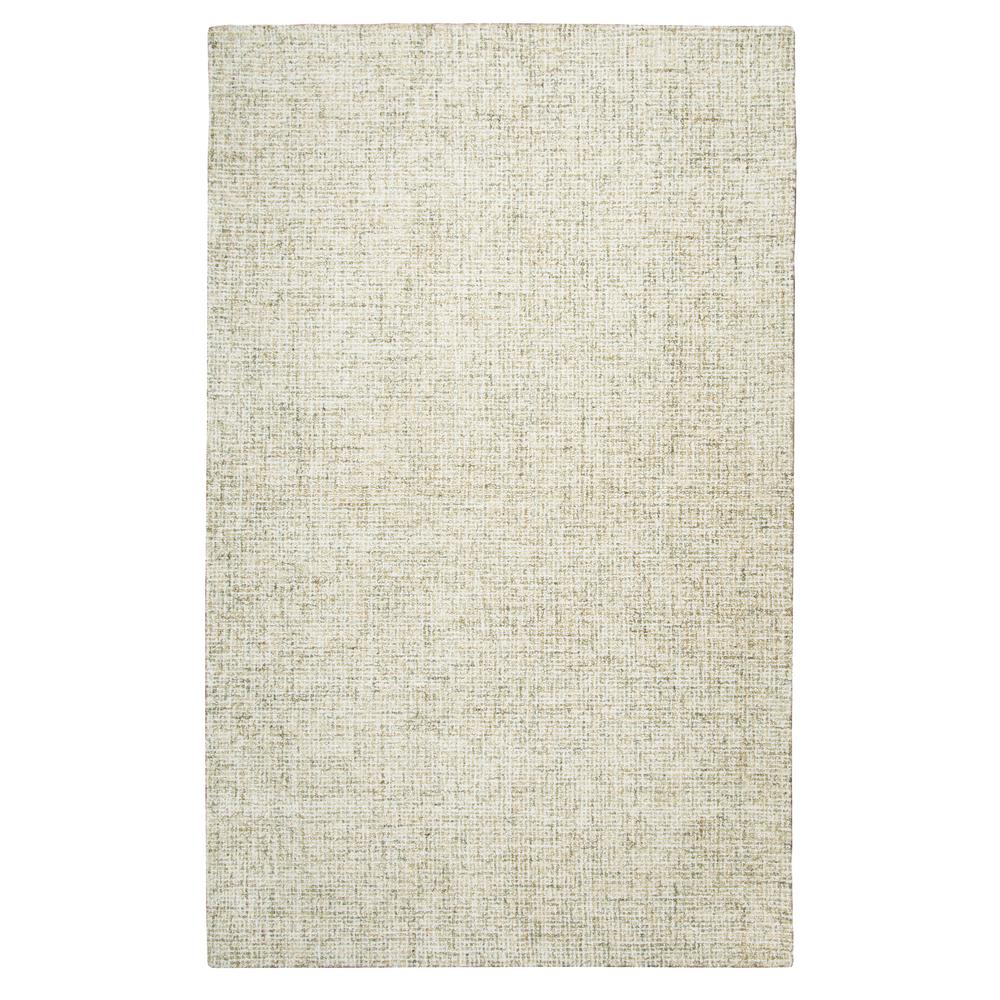 London Collection Beige 100 Wool 10' x 14' HandTufted Solid Area Rug