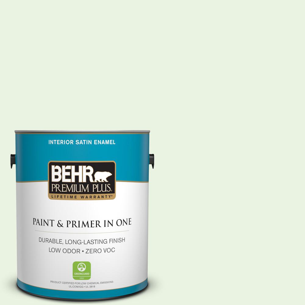BEHR Premium Plus Ultra 1gal. 440A3 Mint Frappe Satin Enamel