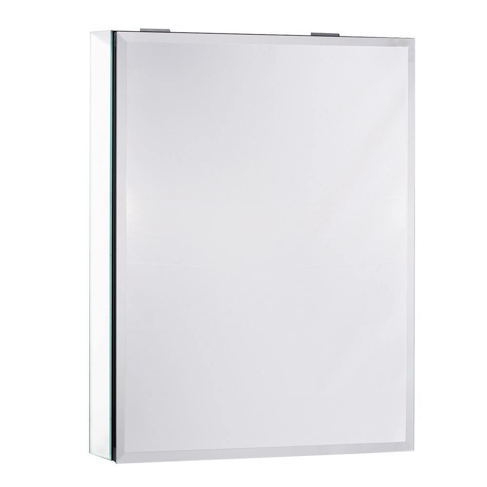 Matrix Decor 20 In X 26 In Recessed Or Surface Mount Medicine Cabinet Mc508b The Home Depot