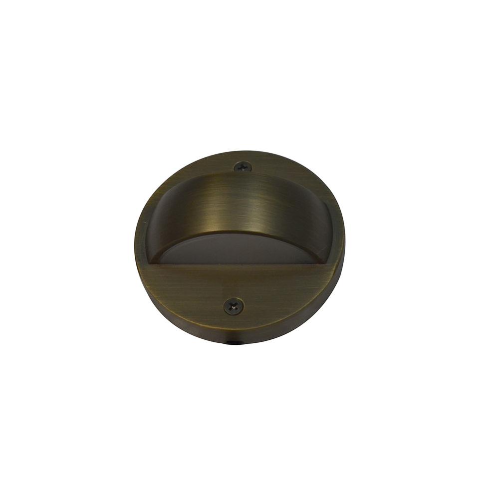 Deck Rail Lights Lighting Outdoor The Home Depot 6 Watt Brass Outdoor Integrated Led 2700k White Warm Landscape Deck Light