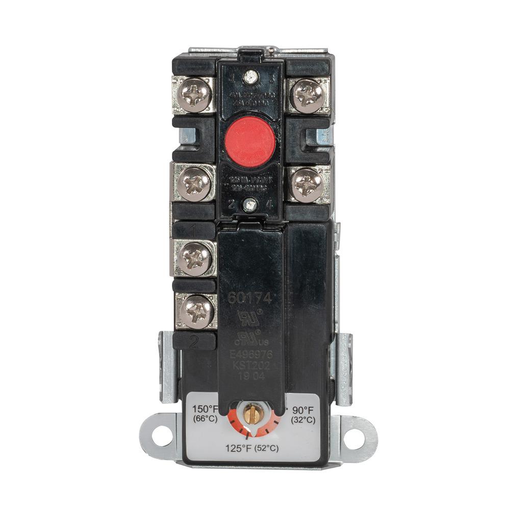 Eastman SingleElement Water Heater Thermostat ThermODisc Style