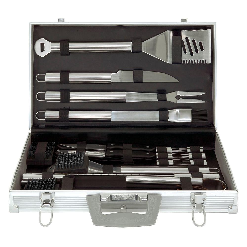 Mr Bar B Q 30 Piece Tool Set 02191x The Home Depot Mr Bar B Q 30 Piece Tool Set
