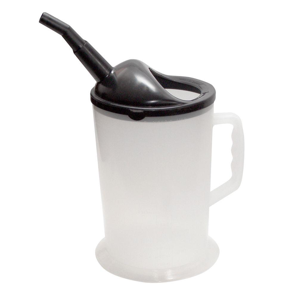 Funnel King 4.5 Qt. Heavy Duty Graduated Measuring Container with Spout