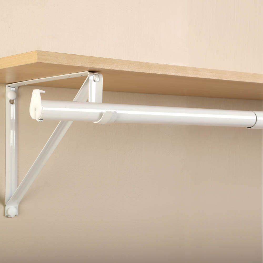 Closet Pro 48 In 72 White Adjule Rod Rp0021 The Home Depot