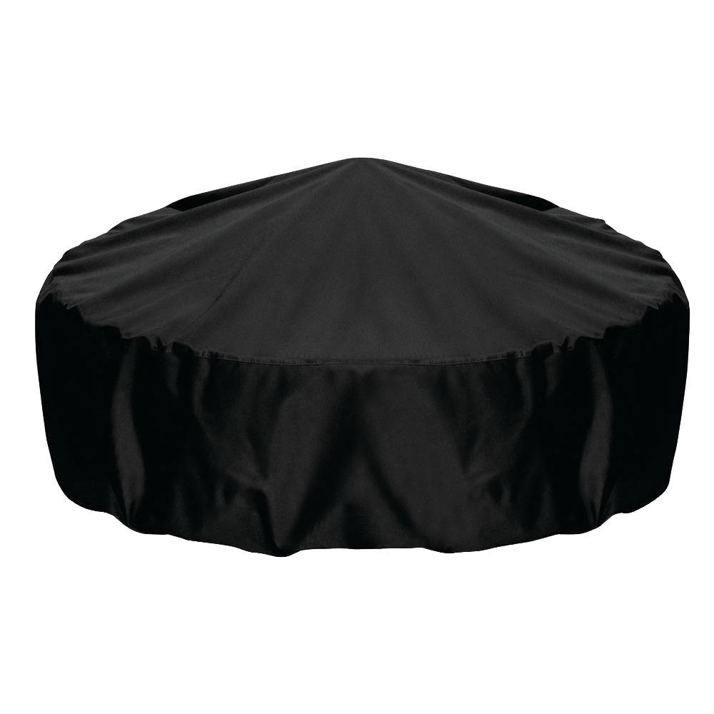 Two Dogs Designs 60 In Fire Pit Cover Black 2d Fp60001 The Fire Pit Cover In Black
