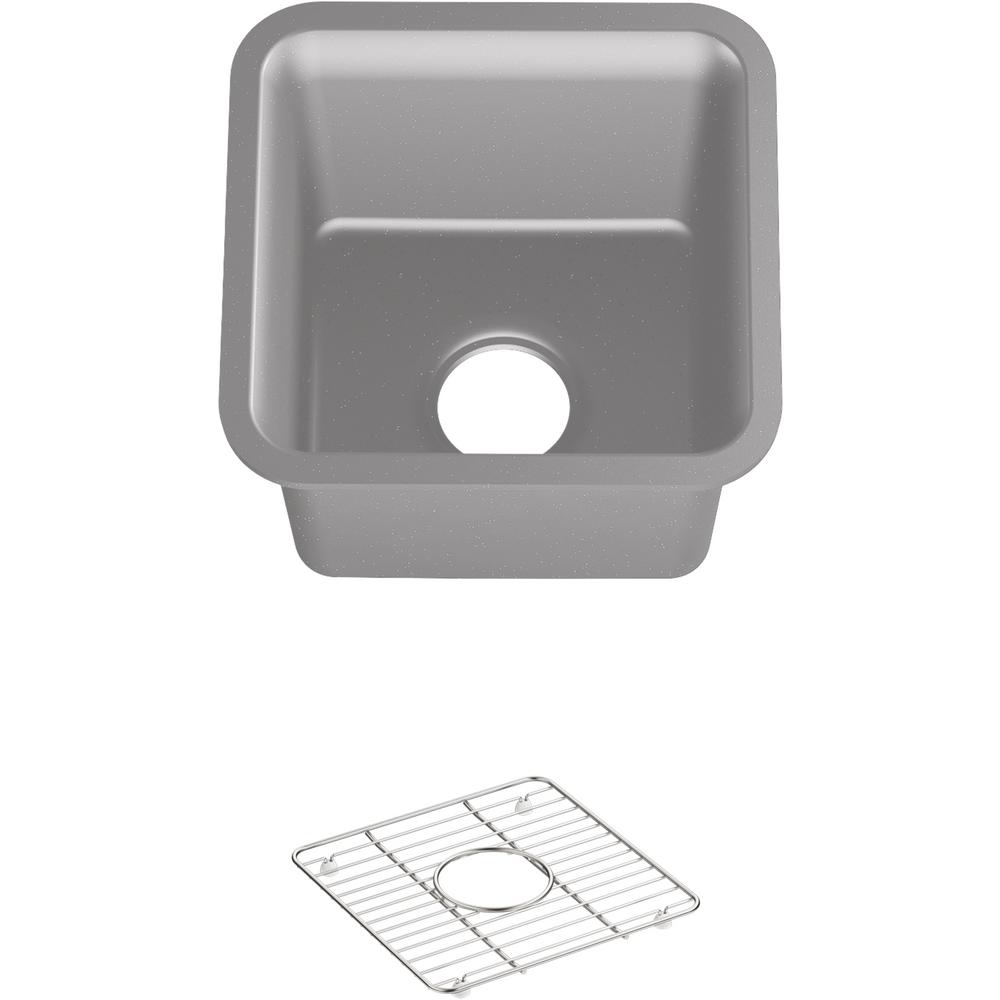 KOHLER Cairn Neoroc Undermount Granite Composite 13.5625 in. L Kitchen