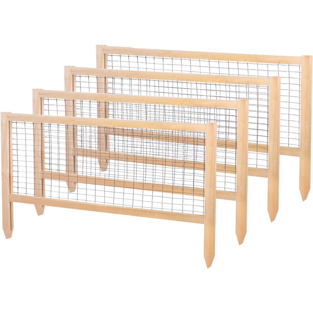 Greenes Fence CritterGuard 45 in. L Cedar Garden Fence (4-Pack)-RCCG4PK