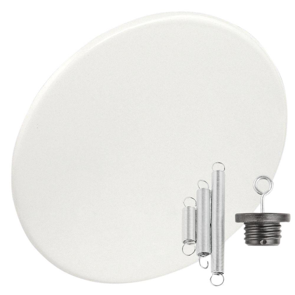 garvin round 8 in. white recessed can-light with blank-up cover-cbc