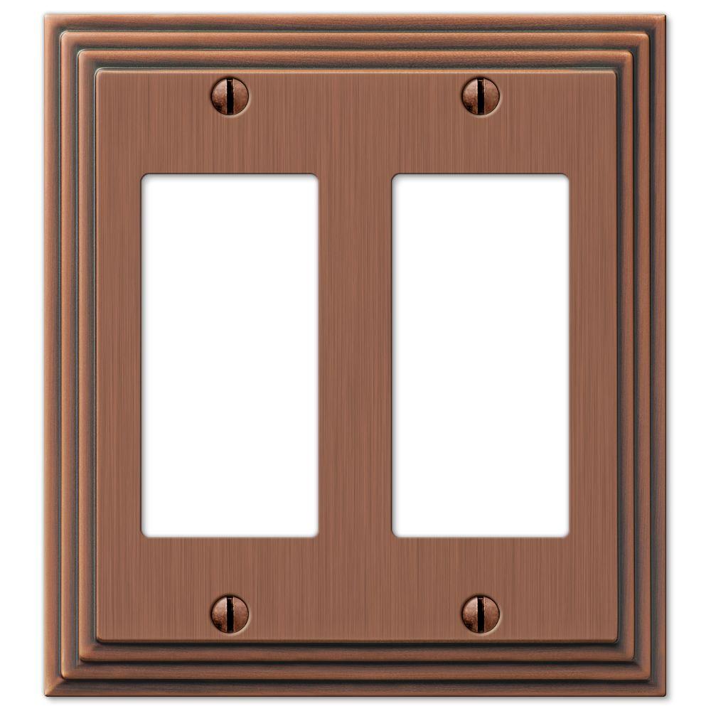Hampton Bay Steps 2 Decora Wall Plate Antique Copper 84rrac The Hampton Bay Steps 2 Decora Wall Plate Antique Copper