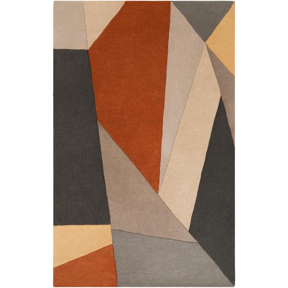 Artistic Weavers Skadi Burnt Orange 8 Ft X 11 Abstract Area Artistic Weavers Skadi Burnt Orange 8