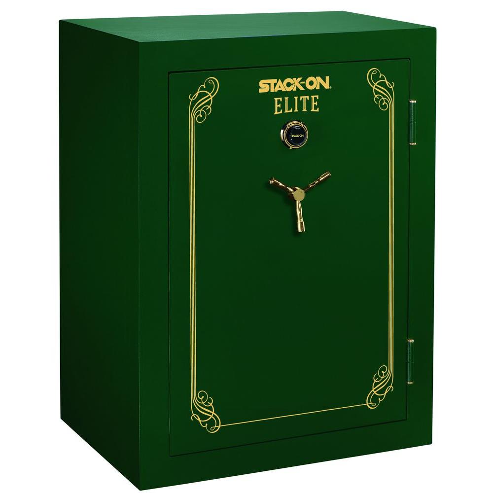 Elite 69-Gun Fire Resistant Combination Lock Safe, Matte Hunter Green by Elite