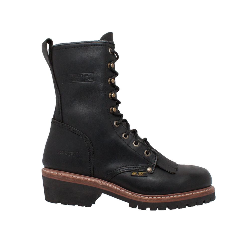 black soft toe work boots
