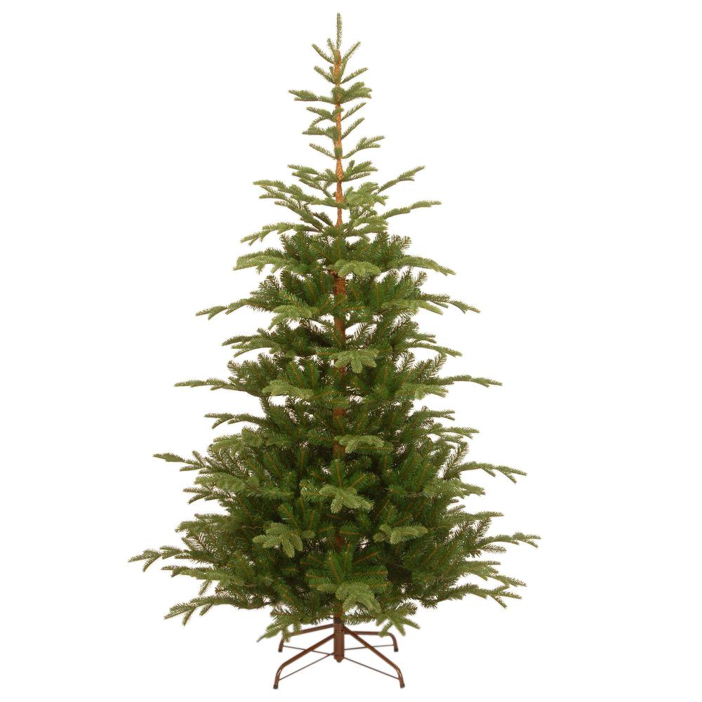 National Tree Company 71/2 ft. Feel Real Norwegian Spruce Hinged