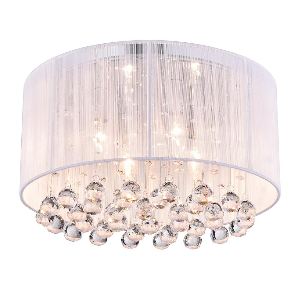 glam flush ceiling light